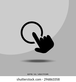 click, hand icon