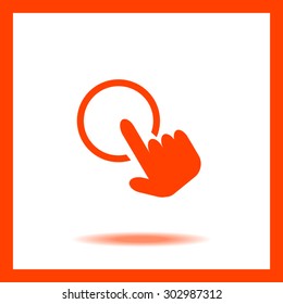 click, hand icon