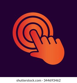 click, hand icon 