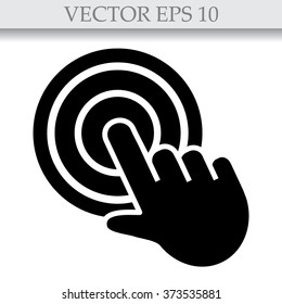 click, hand icon 