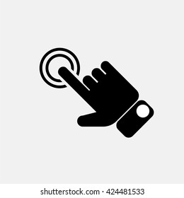 Click, hand icon.