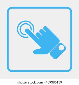 Click, hand icon.