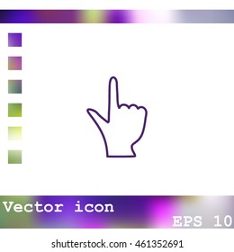  Click hand icon