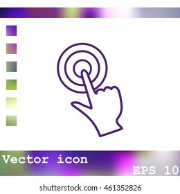  Click hand icon