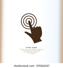  Click hand icon