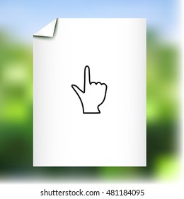  Click hand icon