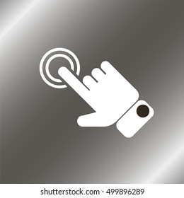 Click, hand icon.