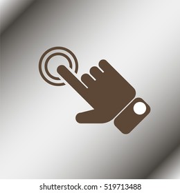 Click, hand icon.