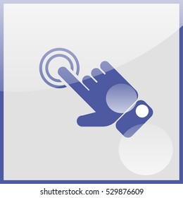 Click, hand icon.