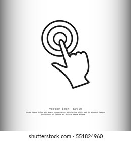  Click hand icon