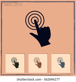 Click hand icon