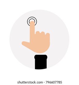 click. hand icon pointer