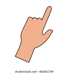 click hand icon pointer finger cursor