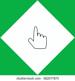 Click hand  icon Vector design.
