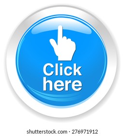 Click Here Button Stock Vector (Royalty Free) 285382751 | Shutterstock