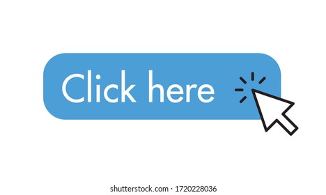 Click Here Button Arrow Pointer Clicking Stock Vector (Royalty Free ...