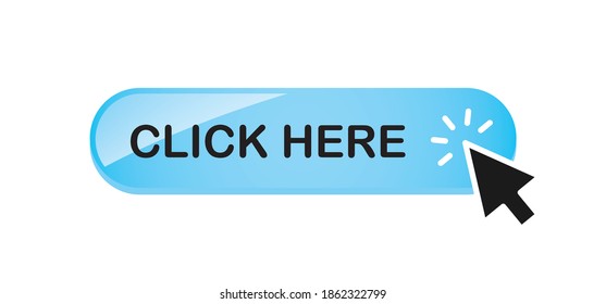 Click Here Button Arrow Pointer Clicking Stock Vector (royalty Free 