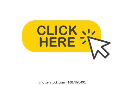 Click here button with clicking arrow icon