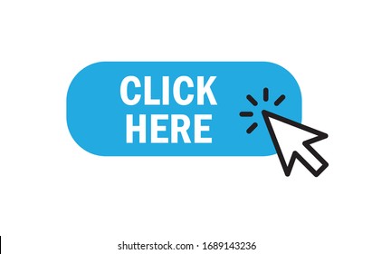 Click here button with clicking arrow icon
