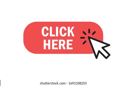 Click here button with clicking arrow icon