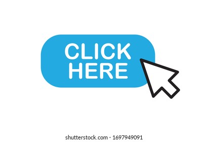 Click here button with clicking arrow icon