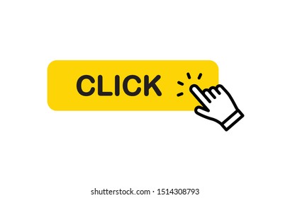 Click here button with hand clicking icon.