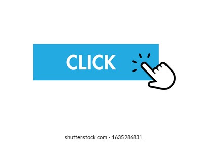 Click here button with hand clicking icon.