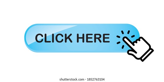 Click Here Icon Hand Clicking Stock Vector (Royalty Free) 1888389052