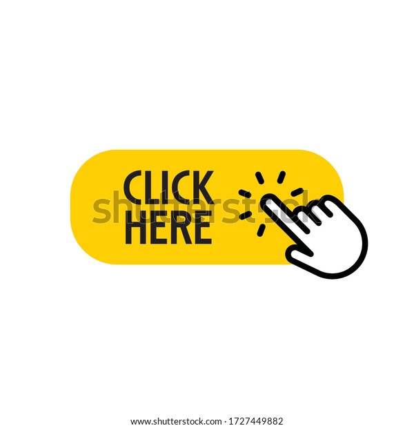 Click Here Button Hand Clicking Icon Stock Vector (Royalty Free) 1727449882