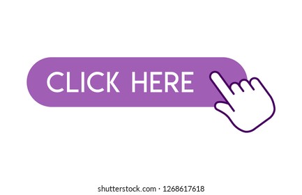 Click here button with hand icon