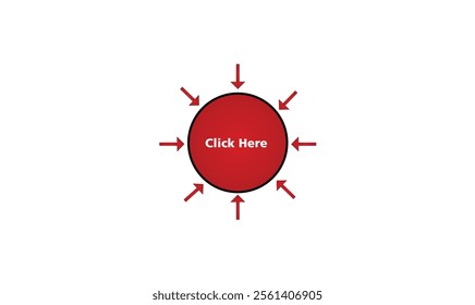 
Click here button vector illustration for use.