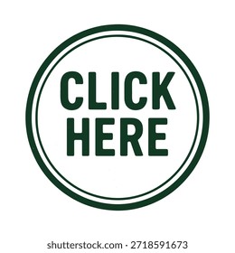click here icon logo seal vector on white background
Vector stamp icon