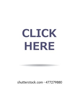 Click Here Icon Vector