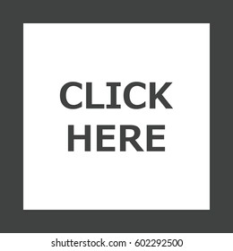 Click Here Icon Vector flat design style