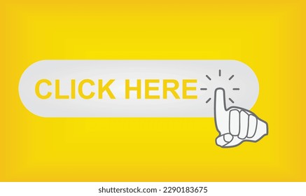 Click here icon. vector illustration