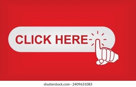 Click here icon. vector illustration