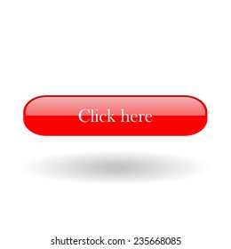 Click here red vector button for a site