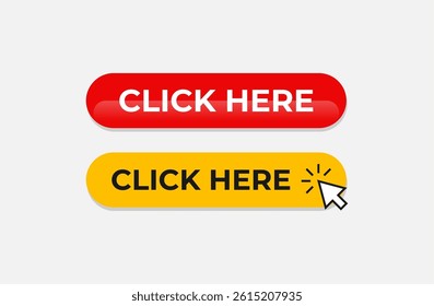 Click here red and yellow buttons with cursor and without cursor