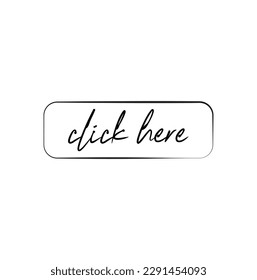 Click here sign on white background