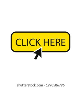 Click Here Sign. Vector Illustration