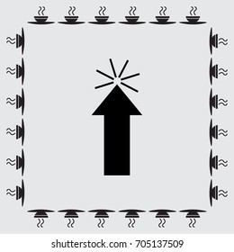 click here vector icon