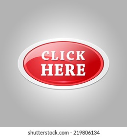 Click Here Vector Icon Button