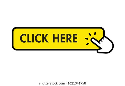 Click here yellow button with hand clicking icon.