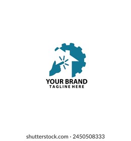 Click home logo design template