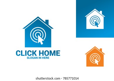 Click Home Logo Template Design