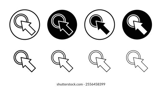 Click icon Art design illustration
