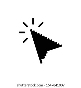 click icon. cursor symbol icon. mouse click symbol