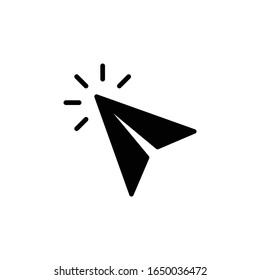 Klicken Sie auf das Symbol. Cursorsymbol. Mausklick-Symbol