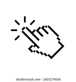 click icon. cursor symbol icon. mouse click symbol