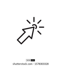 Click icon, design inspiration vector template for interface and any purpose